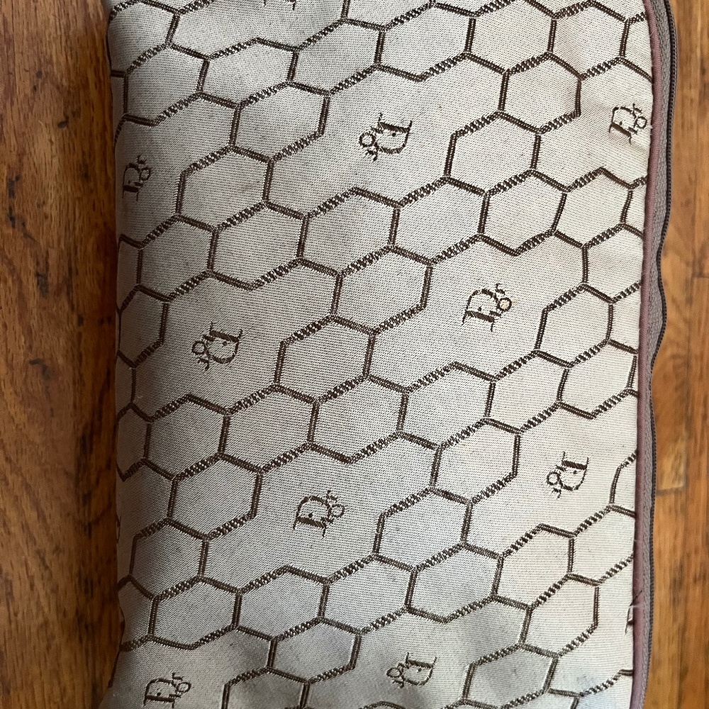 Dior makeup bag